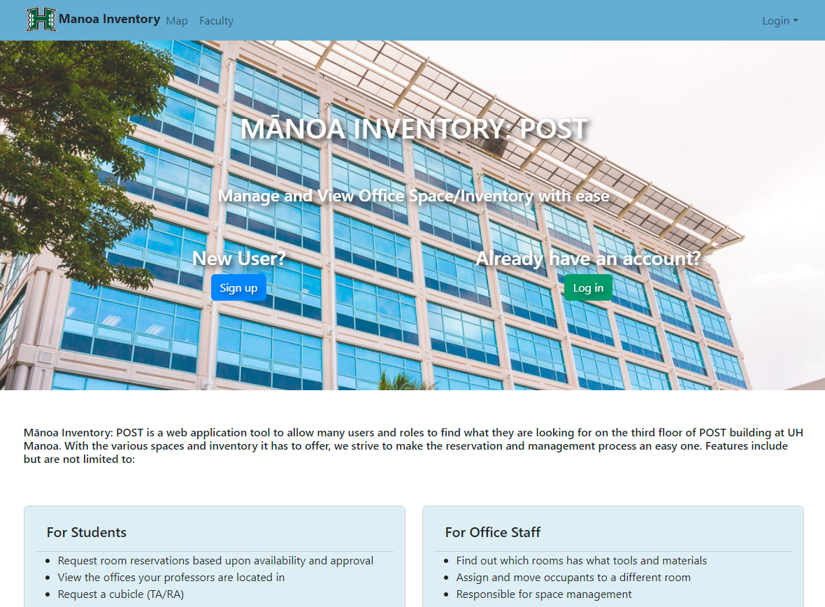 Manoa Inventory: Post